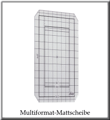 Multiformat-Mattscheibe