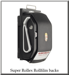 Super Rollex Rollfilm backs