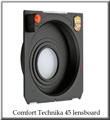 Comfort Technika 45 lensboard