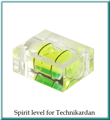 Spirit level for Technikardan