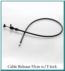 Cable Release 53cm w/T-lock