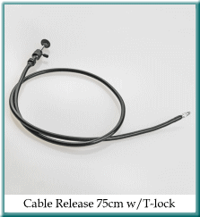 Cable Release 75cm w/T-lock
